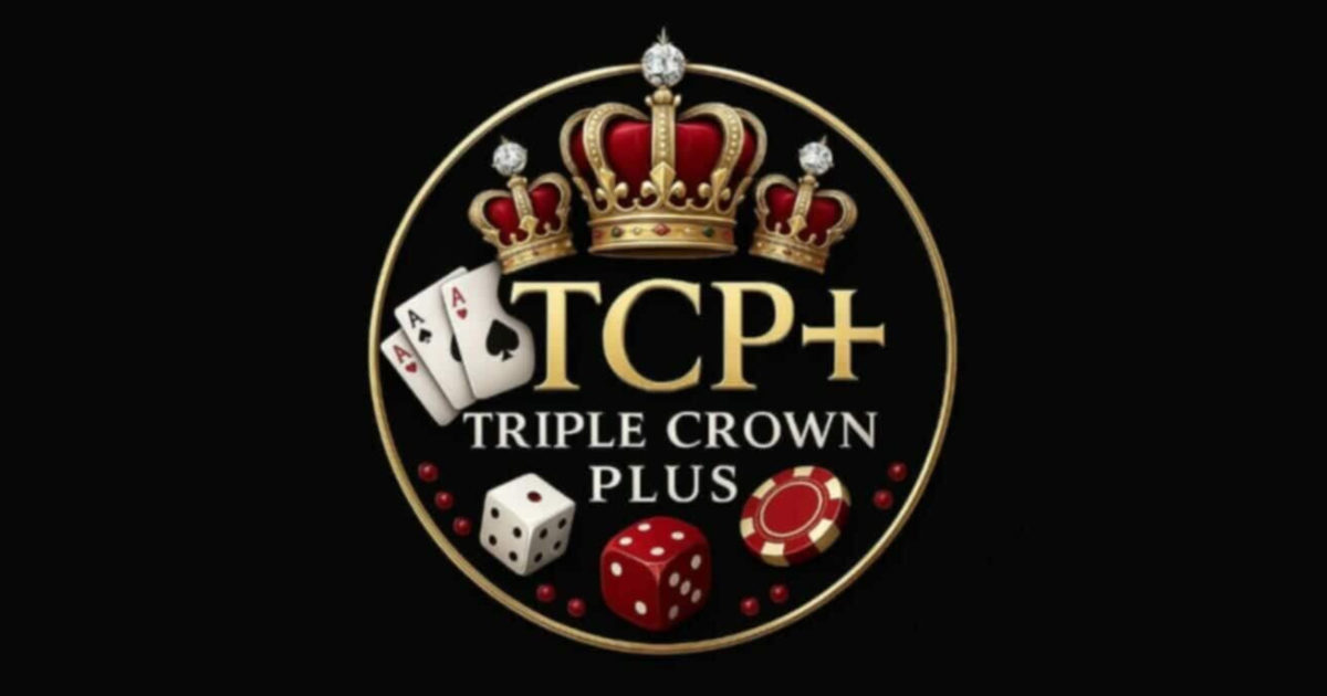 Main banner of Triple Crown Plus platform highlighting entertainment and gaming experience